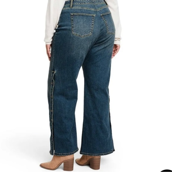 49. Nili Lothan for Target jeans. Size 20/22. Buttons on the side - Picture 5 of 11